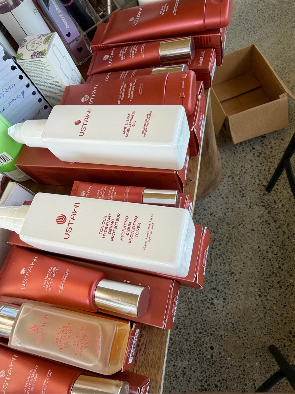All 11 USTAWI products + FREE DERMA ROLLER